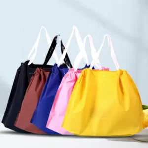 Factory Custom Plastic Drawstring Bag Custom Shopping Bag Color Printing Takeout Drawstring Bag