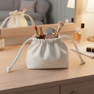 Factory Custom Pouch Tassel Drawstring Bag Small Cosmetic Bag Makeup Bags