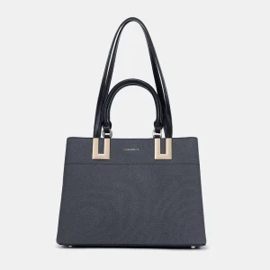 Factory Custom Pu Leather Handbags Women’s Pu Tote Bags With Custom Printed Logo Shoulder Bag