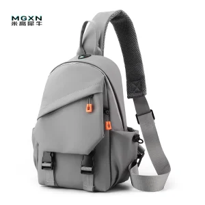 Factory Customized Water Resistant Lightweight Custom Large Capacity Nylon Crossbody Bag Portable Chest Bag