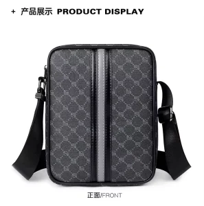 Factory Direct Bag for Work Man Men’s New Genuine Leather Crossbody Bag Vertical Men Shoulder Bag Designer