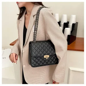 Factory Direct Luxury PU Leather Shoulder Bags Messenger Purses Tote Handbags for Women Everyday Work