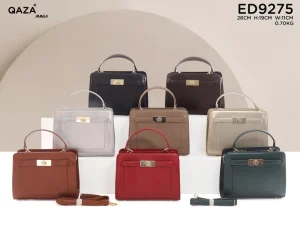 Factory Direct Luxury Women PU Leather Handbag Large Capacity Tote Shoulder Bag With Metal Hardware Ladies Fashion
