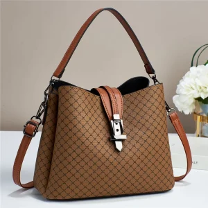 Factory Direct PU Leather Vintage Large Capacity Portable Bolsa Ladies Shoulder Bag Women Bags Luxury Handbags for Women