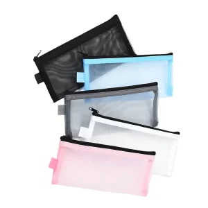 Factory Direct Reusable Lightweight File Bags Easy to Clean Portable Zipper Closure Folder for Cosmetics Storage