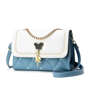 Factory Direct Sales New Style Womens PU Phone Bag Fashionable Versatile Ladies Shoulder Crossbody Bag Korean Style Chain