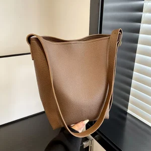 Factory Direct Set Women Bags Women Crossbody Bucket Bags Fashion All match Soft Leather Shoulder Bag