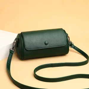 Factory Direct Supply Soft Leather Small Bags Womens Crossbody New Style Versatile Single Shoulder Cylindrical