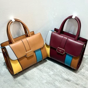 Fashion Bags Women Handbags Ladies Contrasting Leather Tote Bag Luxury Bags Top Quality for Women