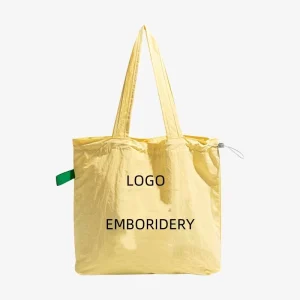 Fashion Custom Embroidery Two Straps Candy Color Canvas Women Shoulder Bag Large Capacity Daily Life All Seasons Other Closure
