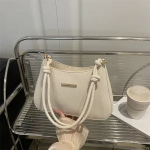 Fashion High End Women’s Portable Shoulder Bag New All Match Western Style Commuters College Students’ Choice Zipper Polyester