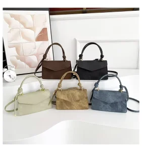 Fashion Small Bag Female Sacoche New Ladies Pu Leather Handbag Shoulder Crossbody Bag Small Square Bag for Woman