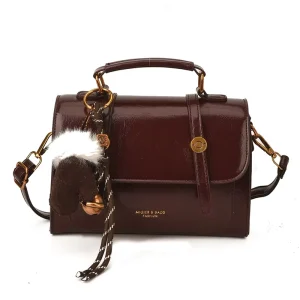 Fashion Trend Crossbody Bag for Women Small Square Winter Shoulder Handbag Zip Closure Versatile Messenger Polyester