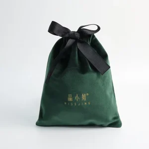 Fashion Velvet Drawstring Pouch for Perfume Dustproof Reusable Eco Friendly Small Storage Pouches