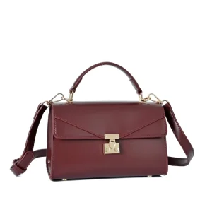 Fashion Woman Handbags Solid Color Lock Purses and Handbags Flap Square Crossbody Shoulder Bags for Women