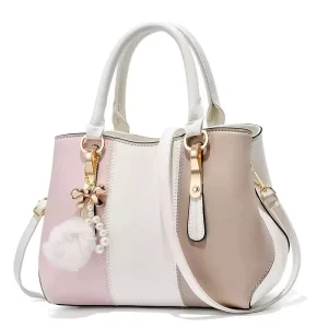 Fashion Women Handbags All Season Large Capacity Single Shoulder Handbags With Plush Pendant