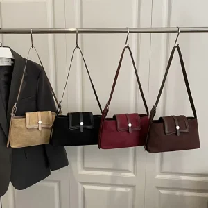 Fashion Women PU Leather Shoulder Shell Bag High Quality Ladies Saddle Crossbody Bags for Women Casual New Female Messenger Bag