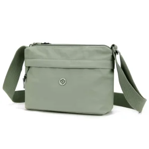 Fashion Women’s Crossbody Nylon Neoprene Waist Belt Fanny Pack Shoulder Bag Single Strap Waterproof Zipper Polyester