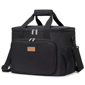 Fashionable 15L Waterproof Lunch Bag Large Thermal Cooler Box for Office Meals Portable Adult and Women Men Meal Prep Carrier