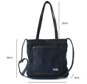 Fashionable Denim Crossbody Bag Classic Simple Tote Bag Versatile Bag For Women Daily