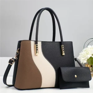 Fashionable Designer Style Single Shoulder Women’s Hand Bags Set New Model Large PU Leather Bags for Women