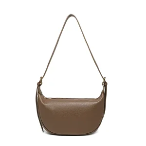 Fashionable Portable Simple PU Leather Lady Waterproof Crossbody Bag for Shopping Arm Carry During Travel