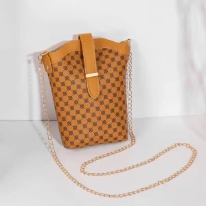 Favorable Price Women’s Leather Printed Bag Women’s Minimalistic Shoulder Bag Fashion Mini Small Pu Leather Mobile Phone Bags
