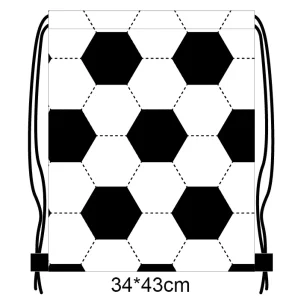 Football Drawstring Bag Portable Football Fans Cheering for Football Cup Custom Logo Storage Bag Fans Gift