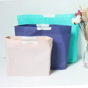 Frosted Solid Color Recyclable Waterproof PE CPE Material Drawstring Bag for Supermarket Takeout Delivery Custom Printing Strong