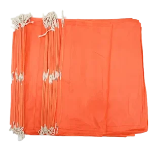 Fully Biodegradable Cotton Lines Drawstring Bag EN13432 ASTM D6400 Compliant Plastic Bag Type Compostable Shopping Bags