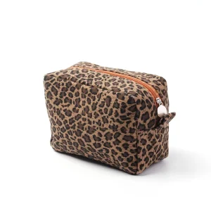 GA Warehouse 25pcs Lot Leopard Canvas Cosmetic Bag DOM106 387 Premium Makeup Cases