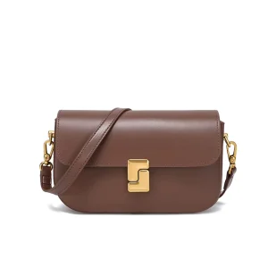 Genuine Leather Saddle Shoulder Bags Soft Leather Crossbody Bag for Women Designer Messenger Shoulder Bags