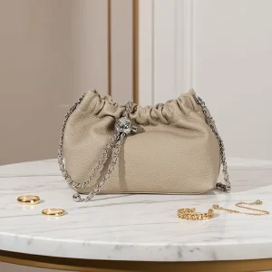 Genuine Leather Vintage Bohemian Waterproof Ladies Wallet Handbag Luxury Chain Single Shoulder Crossbody Bag