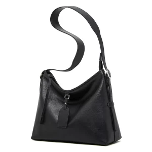 Genuine Leather Women Bag Lazy Style Layer Vegetable Tanned Cowhide Tote Large Capacity Shoulder Bag Simple Versatile Crossbody