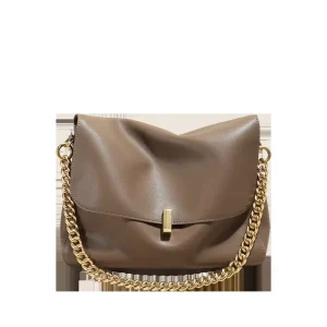 Genuine Leather Women Bag New Fashion Trendy Tote Large Capacity Versatile Design Shoulder Crossbody Purse Direct Supply
