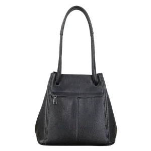 Genuine Leather Women’s Bags Casual Fashion Soft Cowhide Ladies Shoulder Bags Bucket Bags