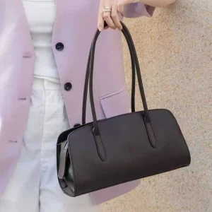 Genuine Leather Women’s Bags Luxury Fashion Cowhide Ladies Shoulder Bags Underarm Bags