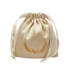Gift Bag Packaging Flannel Small Suede Girls Drawstring Silk Satin Jewelry Pouch with Custom Logo 12x12cm