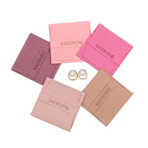 Gift Package Bag Envelope Microfiber Suede Velvet Leather Charms Bangle Ring Earring Necklace Bracelet Pouch for Jewelry Storage