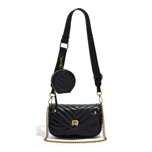 HK Design Ladies Handbag Storage Women Shoulder Cross Small Bag Purse Woman Saddle Bag
