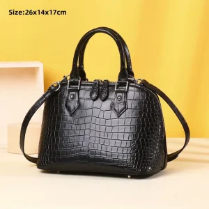 Hand Bags Handbag Luxury for Women Crocodile Pattern Women’s Silicone Handbag Single Strap Shoulder/Crossbody Bag