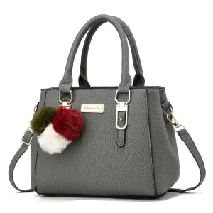 Handbag Women’s PU Leather Zipper Closure Fashionable Stylish Shoulder Crossbody Handbag
