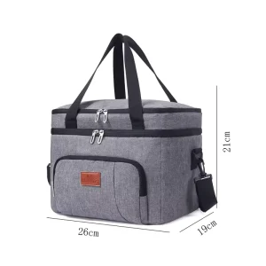 Heavy Duty Cooler Bag Leakproof Base Reinforced Bottom Oxford Fabric Box for Construction Site Outdoor Work Gear