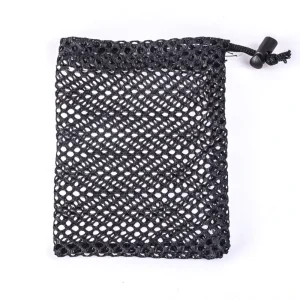 Heavy Duty Sports Golf Bag Storage Lady Vintage Fashion Mesh Drawstring Sack Custom Logo Custom Size Black Summer Widely Use