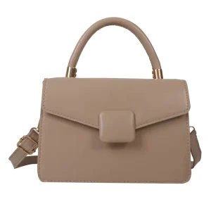 High End Retro PU Women’s Shoulder Bag Mobile Phone Handbag Crossbody Small Square Bag