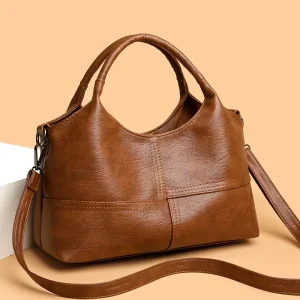 High Grade Texture Soft Leather Winter Women’s Handbag New Lightweight Large Capacity Shoulder Messenger Single