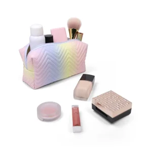 High Quality Beauty Pu Leather Cosmetic Bags Makeup Bags