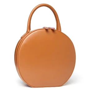 High Quality Genuine Leather Lady Bags Women Handbags Crossbody Round Bag