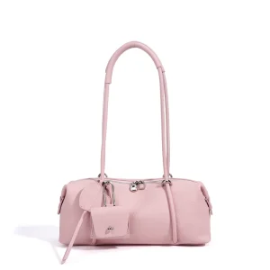 High Quality Genuine Leather Lady Fashion Vintage Zip Closure Shoulder Handbag for Daily Use