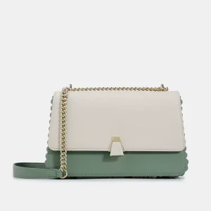 High Quality Ladies Color Blocked Lock Women’s Underarm Bag Black Small Crossbody Shoulder Bags for Women